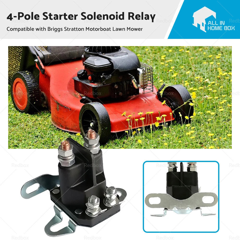 4-Pole Starter Solenoid Relay for Briggs & Stratton Motorboat Lawn Mower