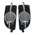 Set of 2 Fog Light Covers for Buick LaCrosse (2010–2013) Glossy Black