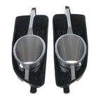 Set of 2 Fog Light Covers for Buick LaCrosse (2010–2013) Glossy Black