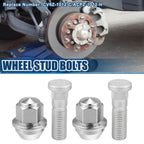 Set of 4 No.CV6Z1012C M12-1.5 Wheel Lug Stud Bolts for Ford Fiesta Focus Fusion (2011–2020)