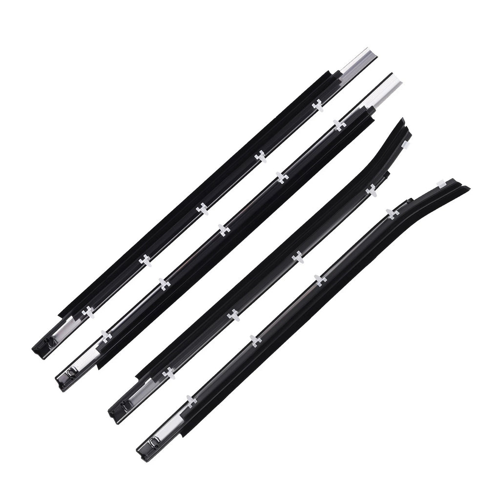 Set of 4 Window Belt Weatherstrip for Toyota Tundra Double Cab (2000–2006)