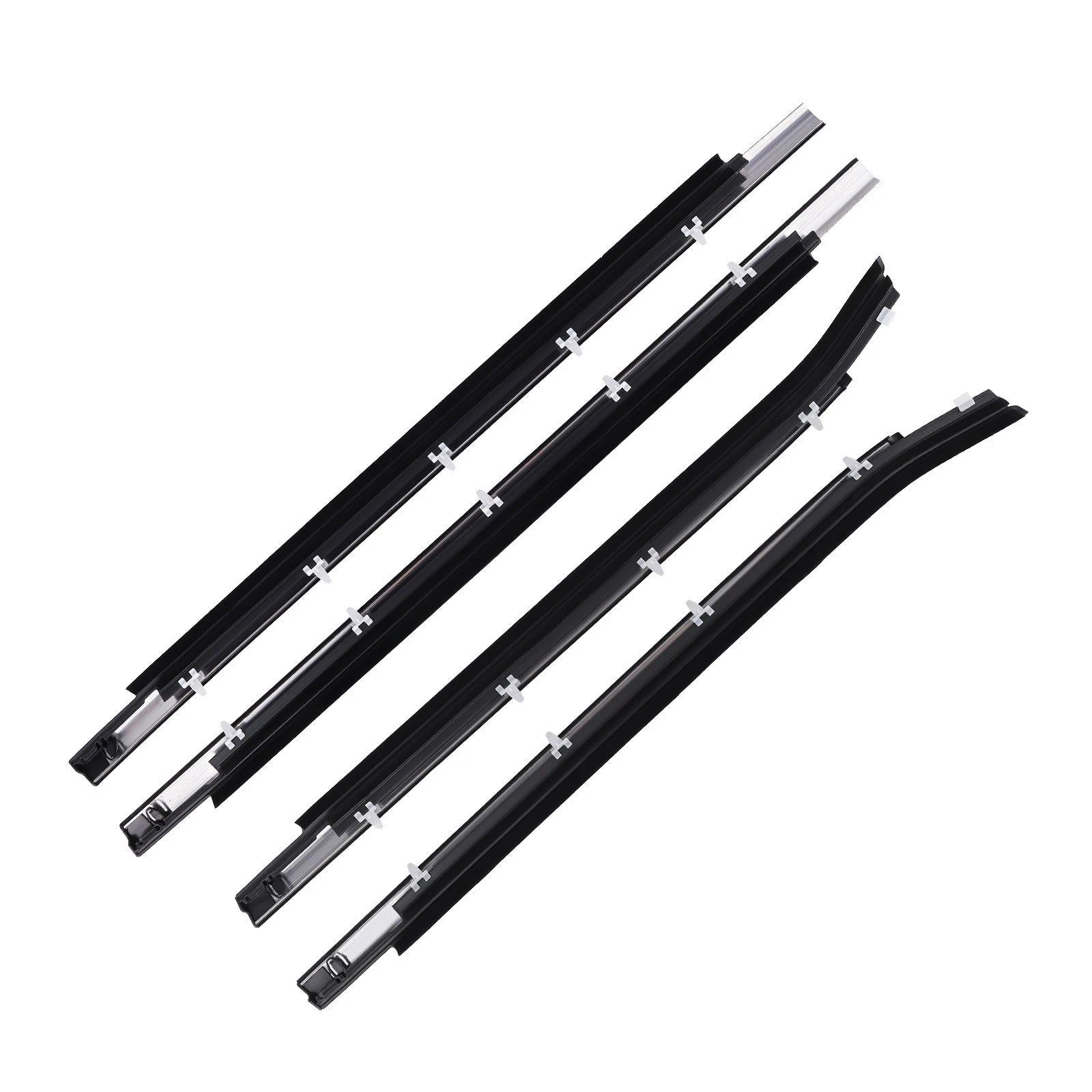 Set of 4 Window Belt Weatherstrip for Toyota Tundra Double Cab (2000–2006)