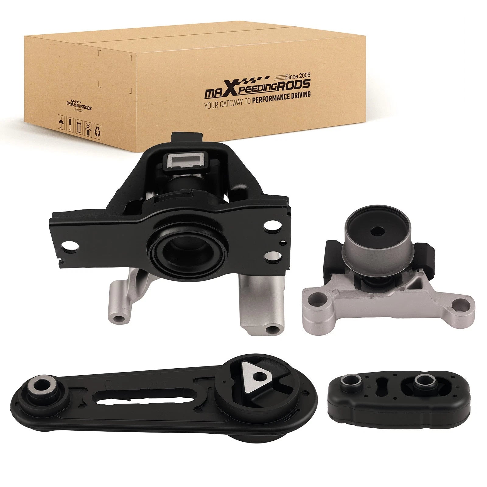 Set of 4 Engine Motor Mounts for Nissan Sentra 2.0L (2007–2012) A4348HY