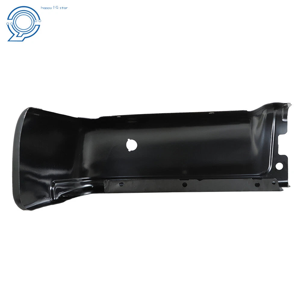 Steel Rear Bumper End for Ford F-150 (2009–2014) with Sensor Holes, Right Black