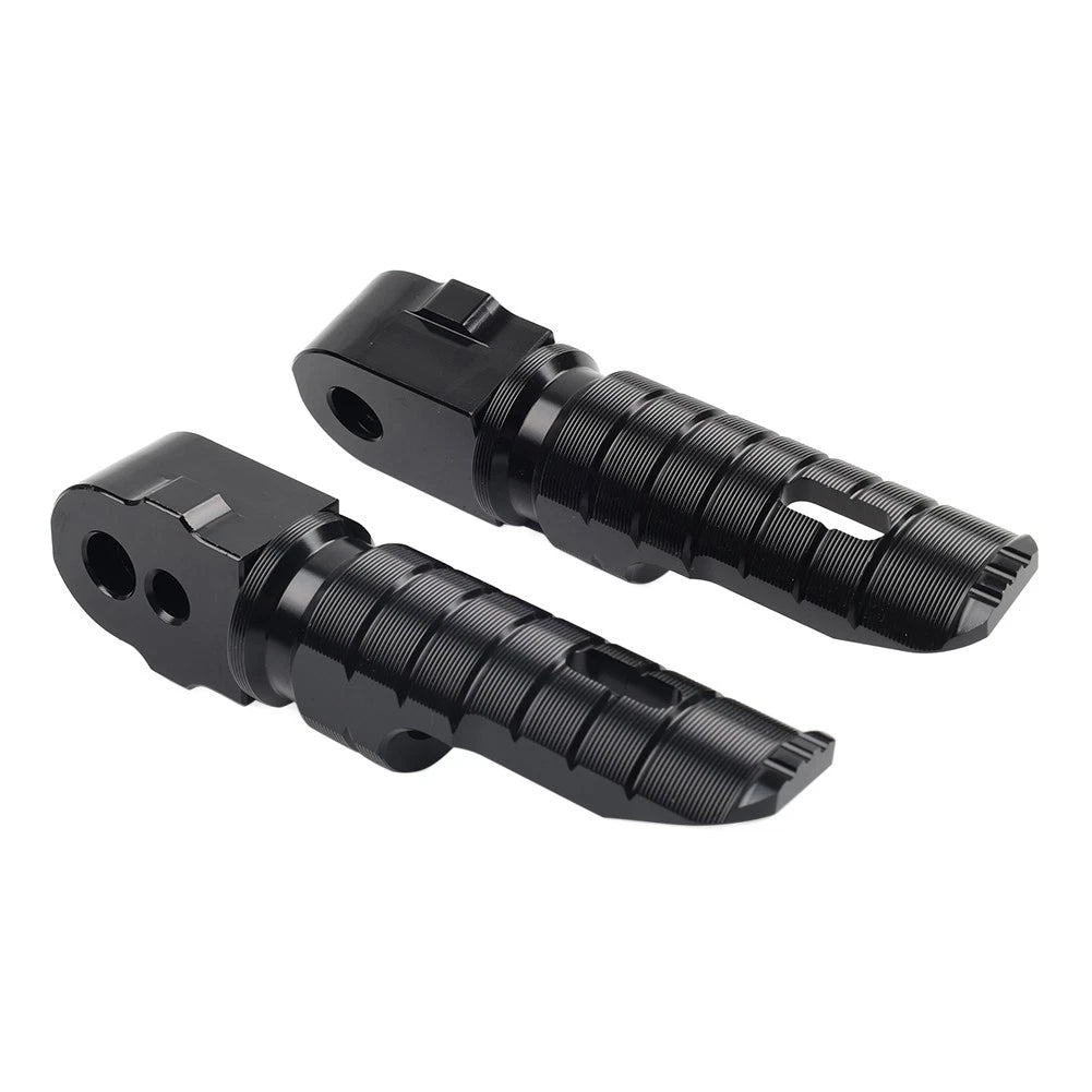 Rear Footrests Passenger Foot Pegs for Peugeot Speedfight 4 (2013–2023) Black