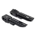 Rear Footrests Passenger Foot Pegs for Peugeot Speedfight 4 (2013–2023) Black