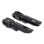 Rear Footrests Passenger Foot Pegs for Peugeot Speedfight 4 (2013–2023) Black