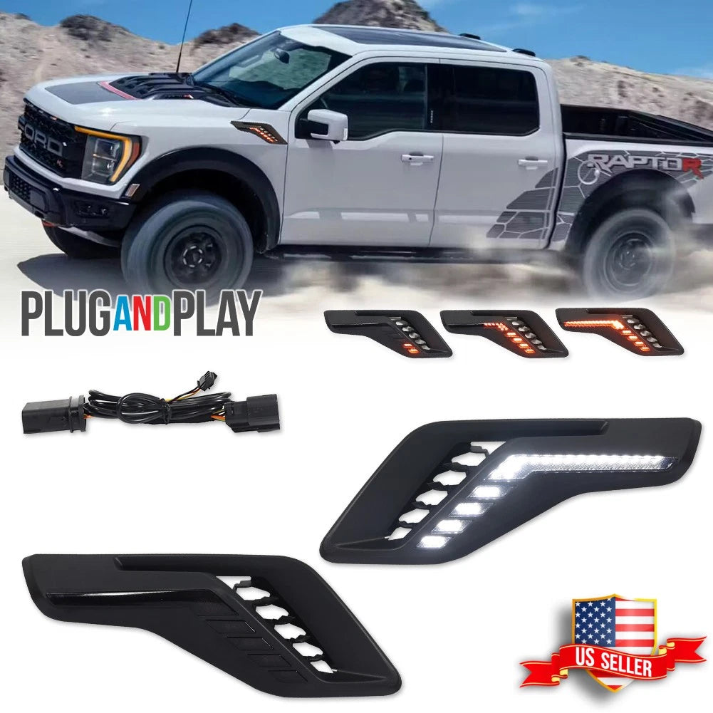 LED Fender Side Marker Light for Ford F-150 Raptor (2022–2023)