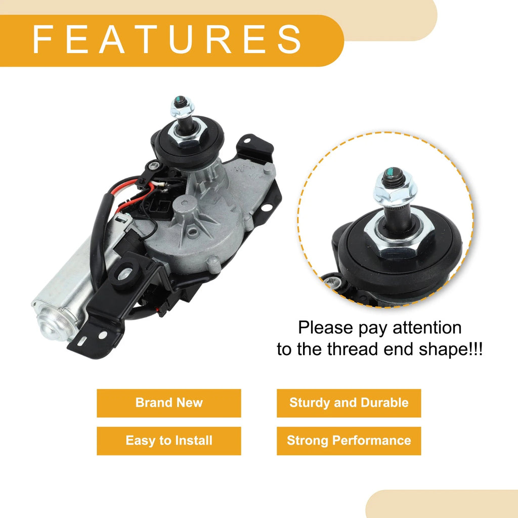 Rear Windshield Wiper Motor for Ford Explorer (2006–2010) No. 6L2Z17508AB/7L2Z17508AA
