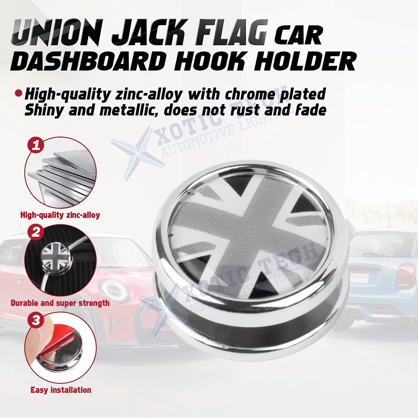 Hanger for Car Dashboard Hook Holder for Multi Storage Wall (2020-2024)