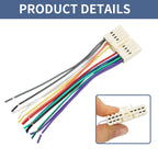 Set of 2 Car Stereo CD Player Wiring Harness 71-1720 for Honda Accord (1986–1997)