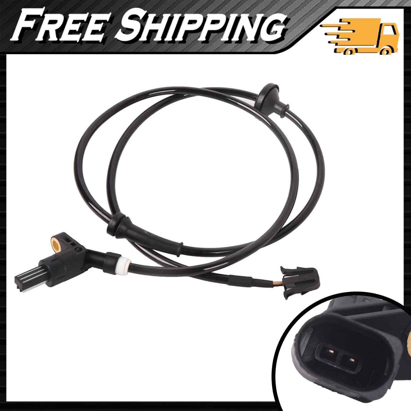 2X Rear ABS Wheel Speed Sensor for VW Cabrio Golf Jetta (1995–2002)