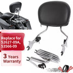 Backrest Stealth Rack Sissy Bar for Harley Davidson Touring (2009–2026)