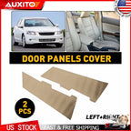 Leather Front Door Panel Covers for Honda Accord (2008–2012) Beige