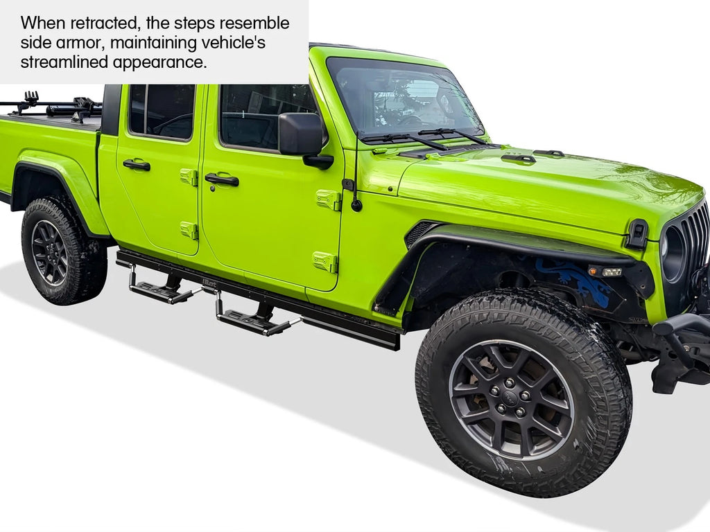 Power Drop Steps for Jeep Gladiator Crew Cab (2020-2026)