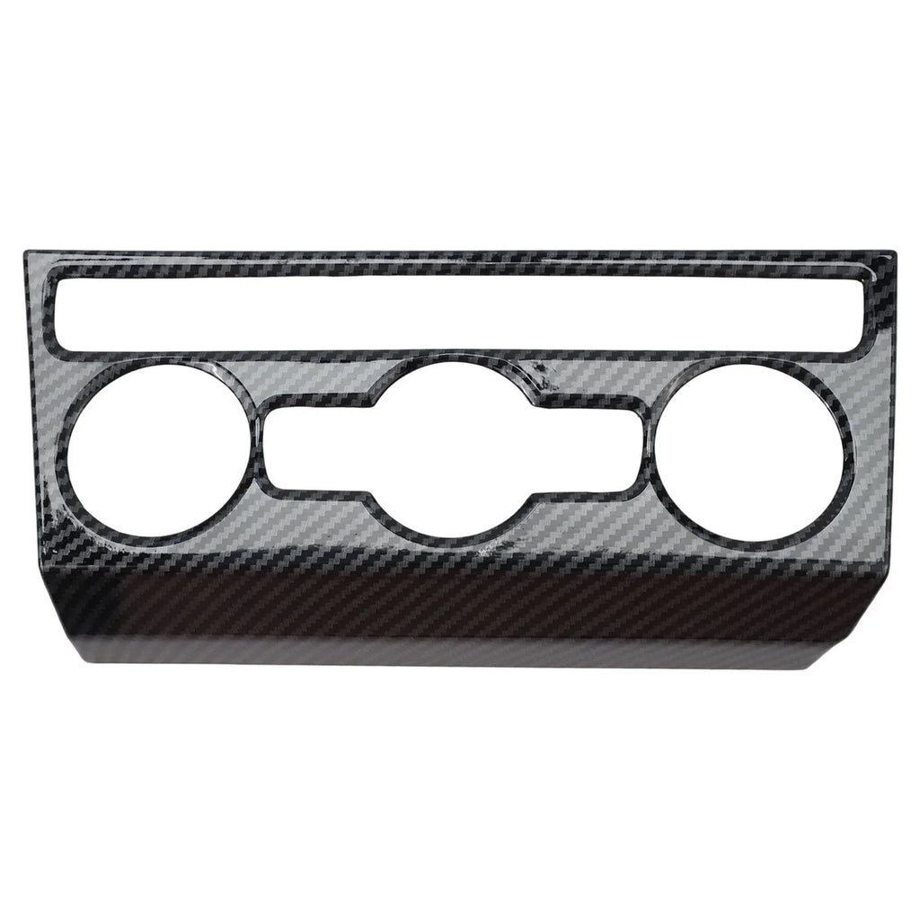 Air Conditioning Knob Trim Cover Black Carbon Fiber for T Roc (2018���2023)