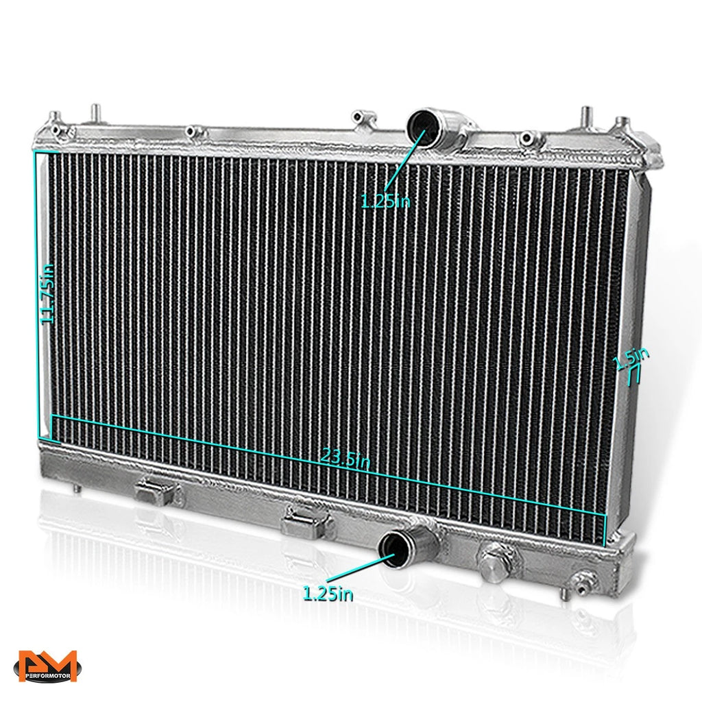 2-Row Aluminum Racing Radiator for Dodge/Plymouth Neon 2.0L (1995–1999)