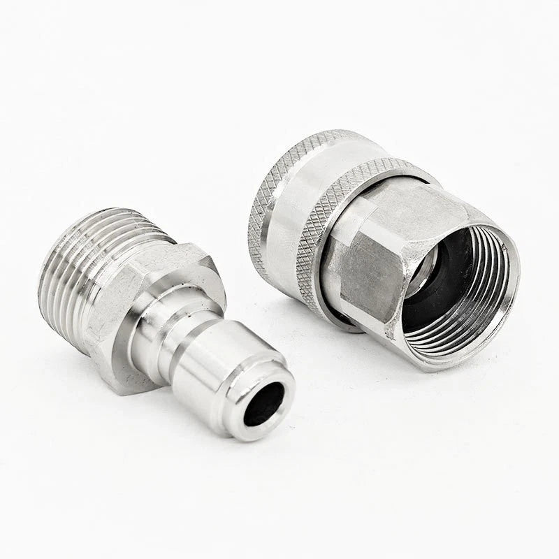 Set of 2 Quick Connect Adapters for High Pressure Washer