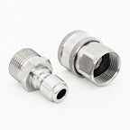 Set of 2 Quick Connect Adapters for High Pressure Washer
