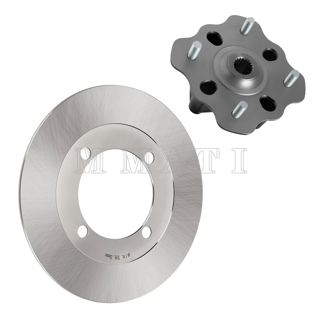 Front Wheel Hub & Disc Rotor for Suzuki Eiger 400, Vinson 500 (2002–2007)
