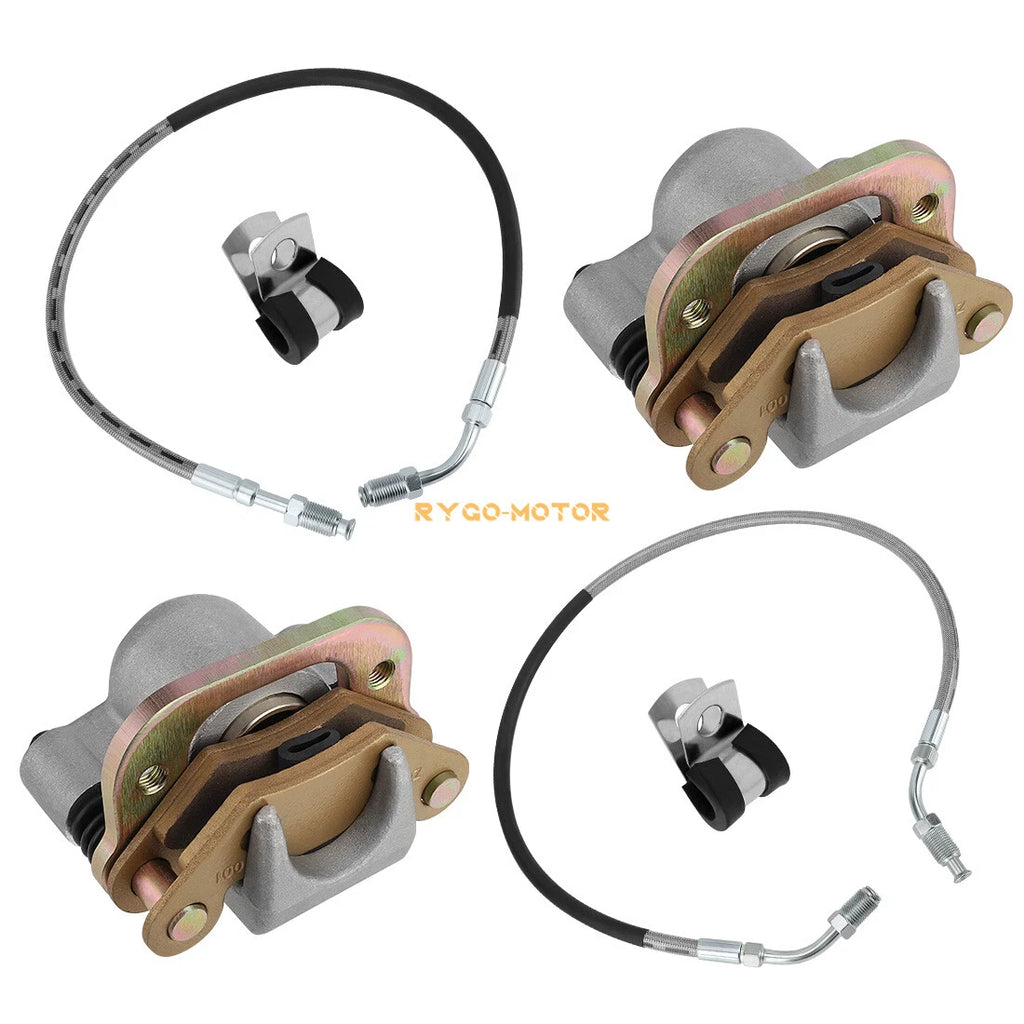 Front Brake Calipers w/ Hose Lines for Polaris Trail Blazer 250 (1999–2006)