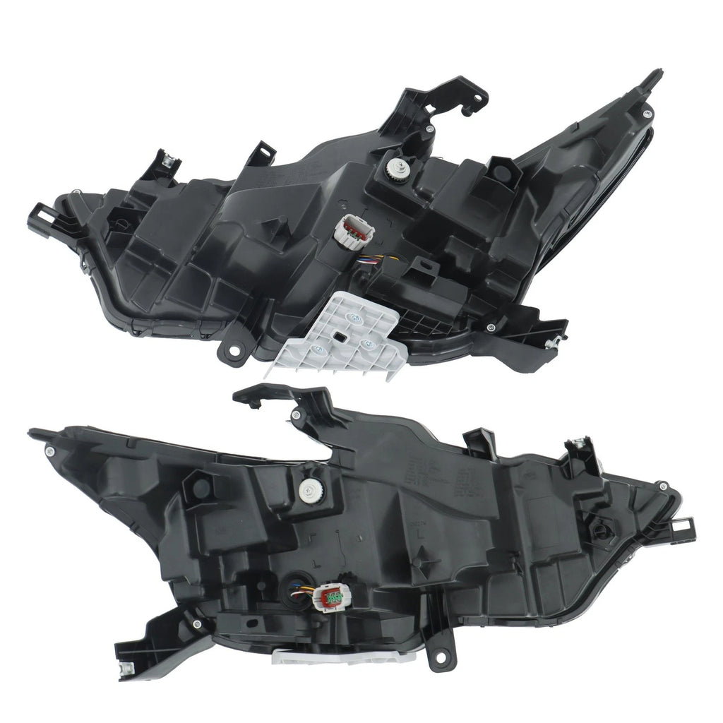 Headlight Assembly Set for Nissan Maxima (2022–2023) Left+Right LED Black Bezel