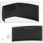Rear Step Bumper for Ram 1500 (2019–2024) with Dual Exhaust Cutout, Black