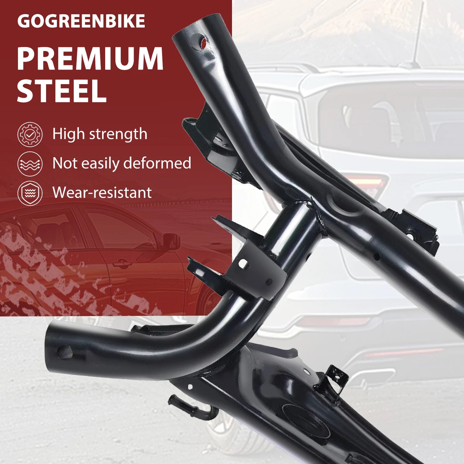 Rear Steel Crossmember Subframe & Bolt Kit for Jeep Compass/Patriot (2007–2017)
