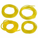 Set of 4 Yellow Fuel Line Hose for Trimmer Chainsaw Blower