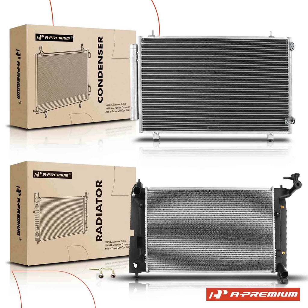 Radiator and AC Condenser Cooling Kit for Toyota Corolla Matrix (2005-2008)
