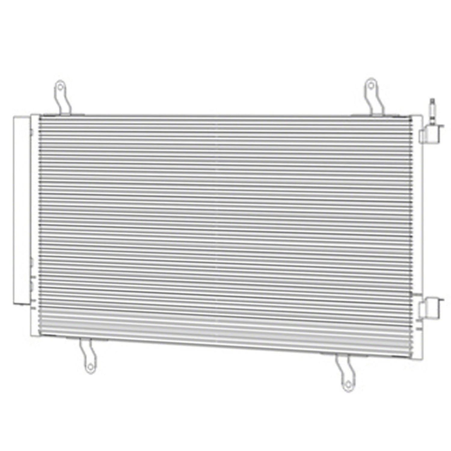 Replacement A/C Condenser w/o TOC for Chevrolet Camaro (2013–2015)