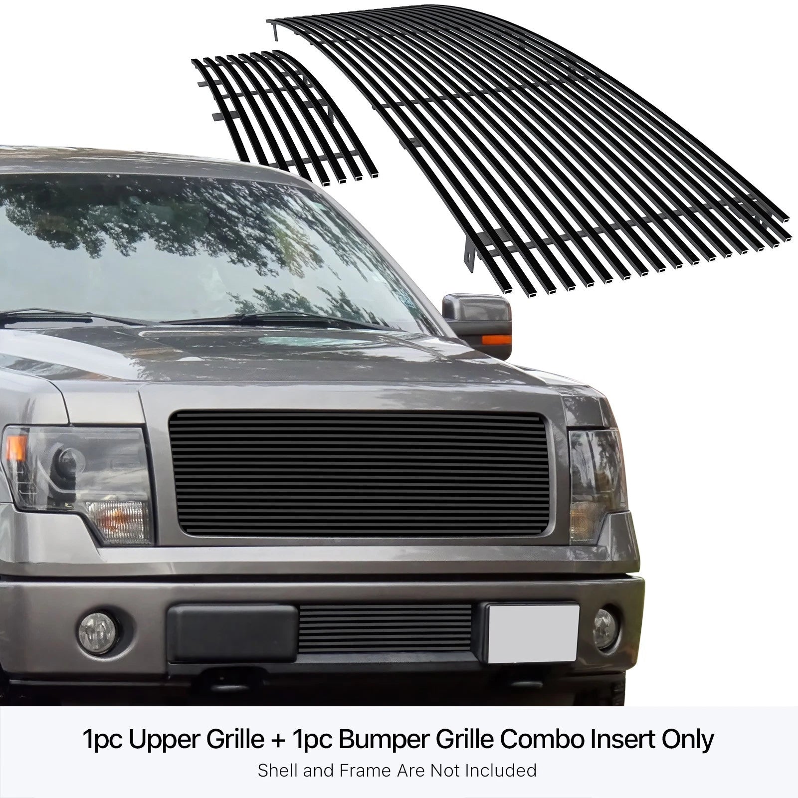 Black Billet Grille Insert for Ford F150 (2009-2014)