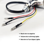 Chrome LED Turn Signals for Motorcycle
