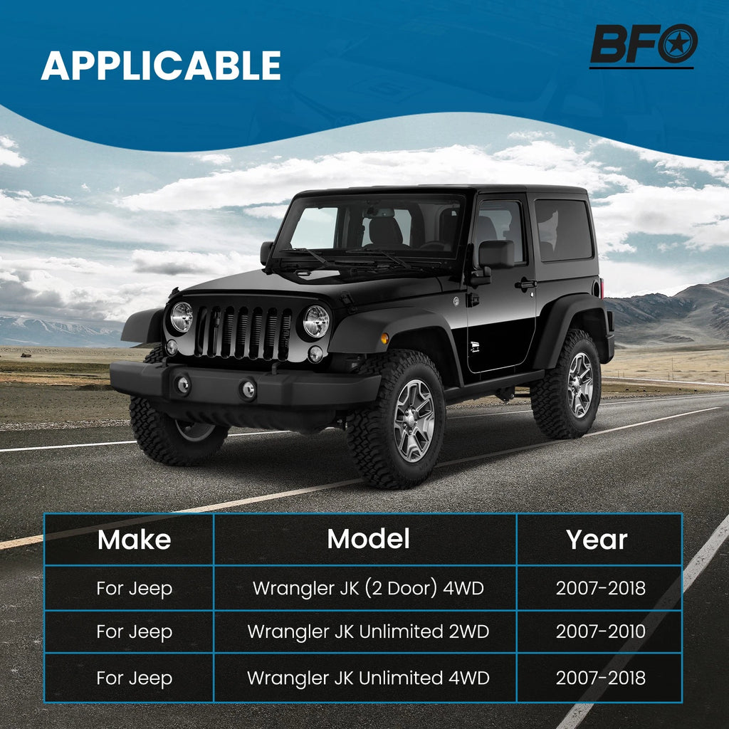 BFO 1.75in Suspension Lift Kit for Jeep Wrangler JK (2007–2018)