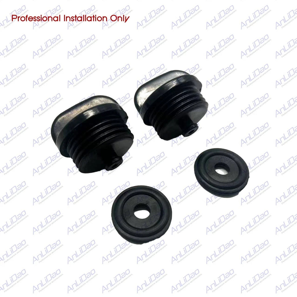 2Pcs Water Flush Plug with Gasket for Suzuki 150HP-300HP (17913-93J00, 17914-93J00)