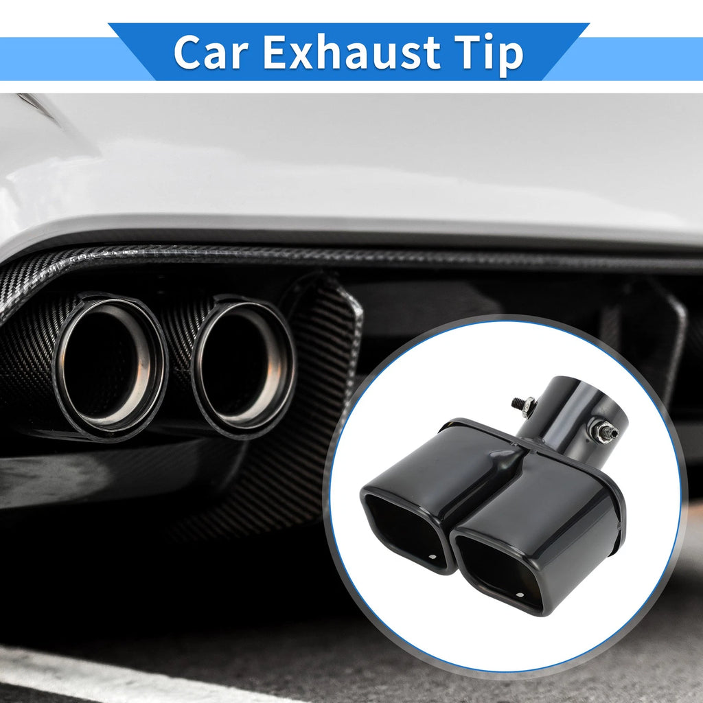 1 Pc Dual Exhaust Tip 2.4" Inlet for Toyota Raize (2020–2023) Black