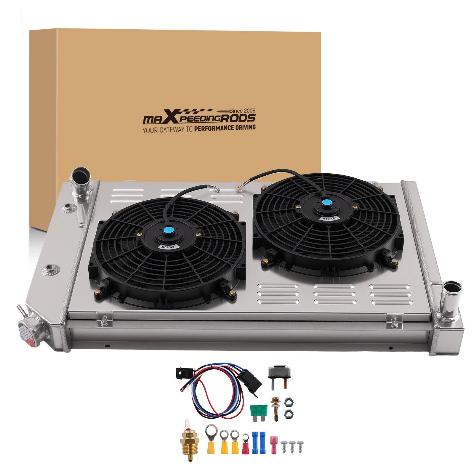 Aluminum Radiator Shroud Fan for Chevrolet Corvette (1977–1982)