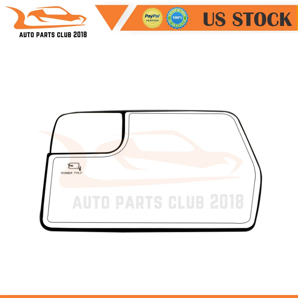 Driver Side View Mirror Glass for Ford F150 (2011–2014)