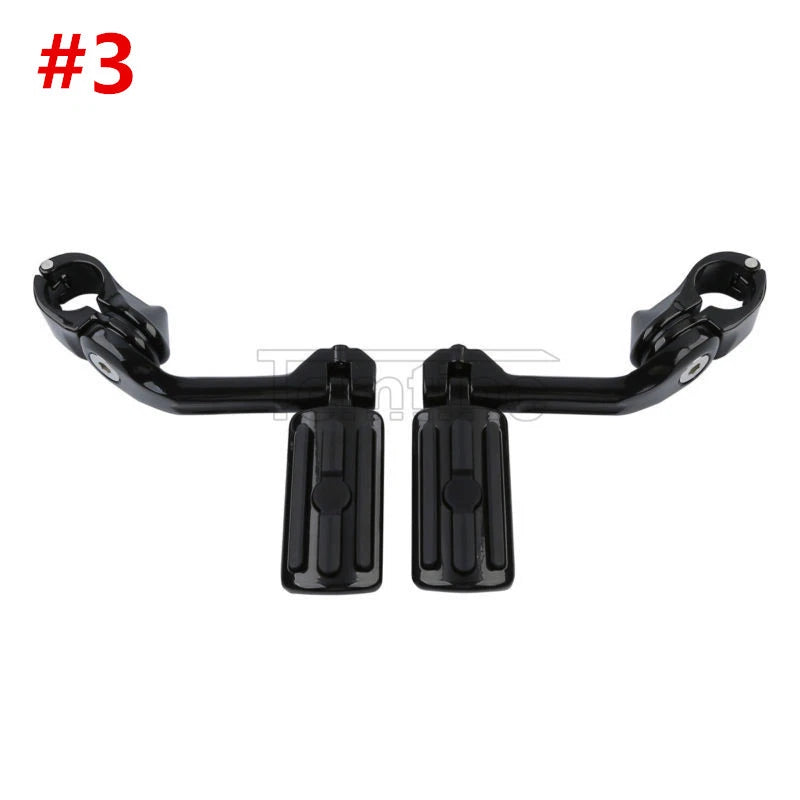1-1/4" Highway Foot Pegs for Harley (Fits Engine Guard Crash Bar)