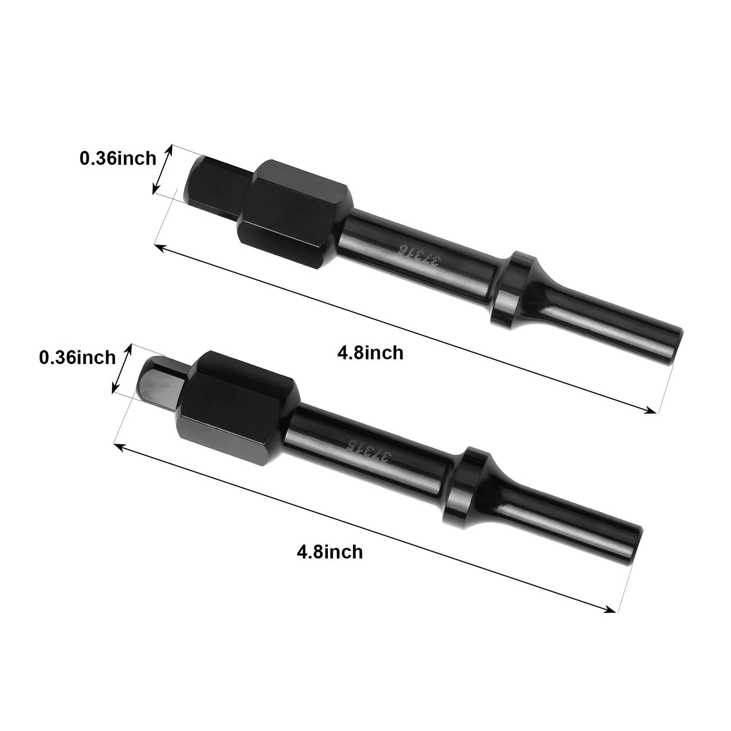 2 Piece Pneumatic Bolt Breaker Set for 32029 37315 37316