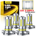 2X AUXITO 5202 H16 LED Fog Light Bulb for (2015–2023)