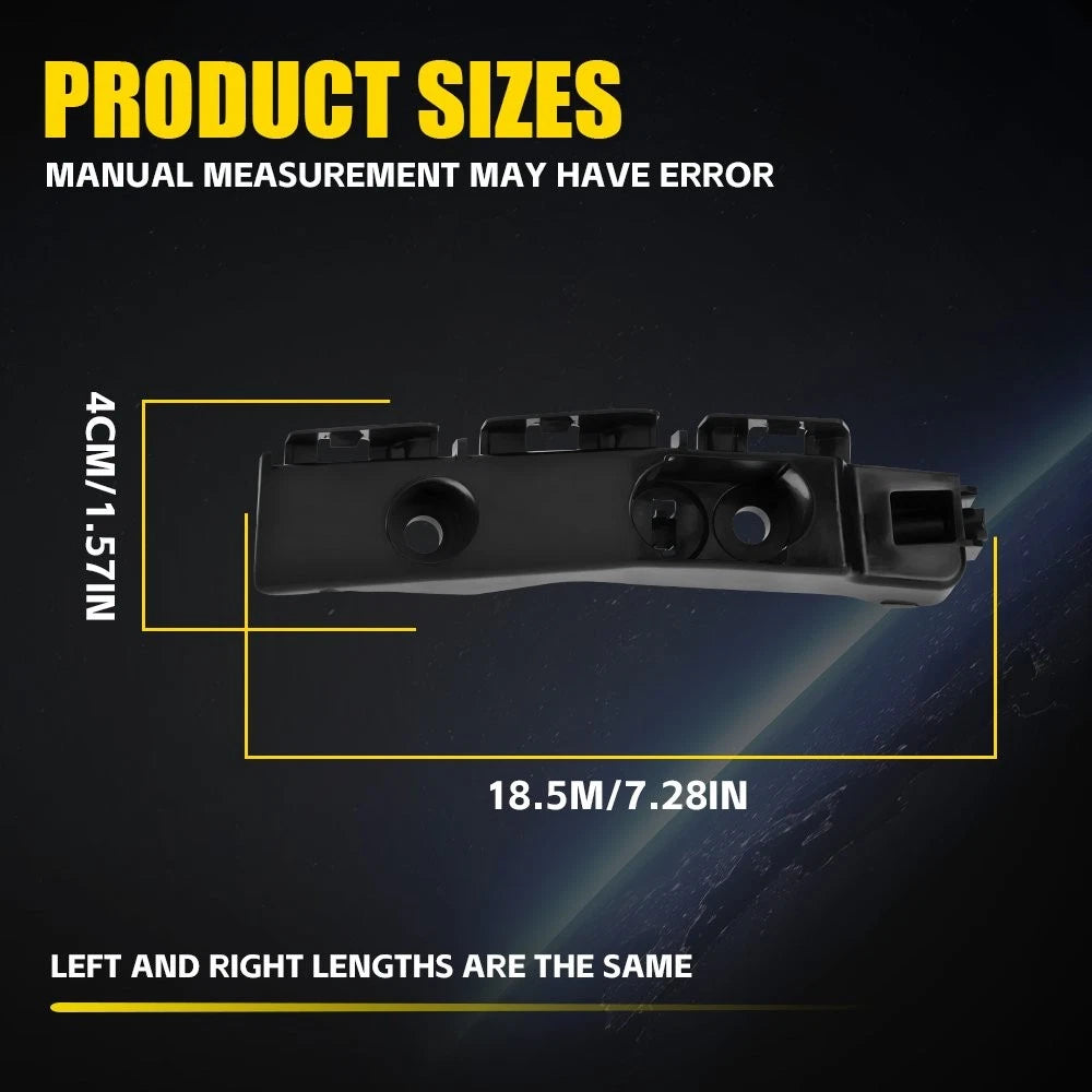 Front Bumper Cover Bracket Set of 2 for Dodge Durango (2011–2013) OEM