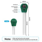 3-in-1 PH Meter TDS PPM Soil Tester for Home Garden Use
