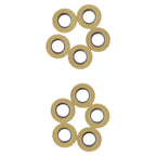 Set of 10 DP5320 Indexable Carbide Milling Inserts for