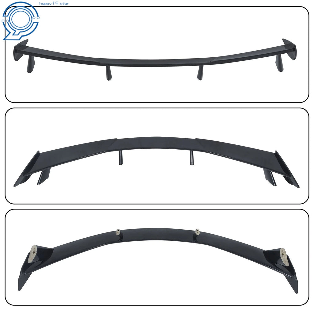Spoiler Lip for Chevrolet Corvette C8 (2020–2025) Gloss Black High Wing Style