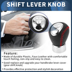 5 Speed Manual Gear Shift Knob for Mazda 3 BK (2003–2008) Plastic Faux Leather