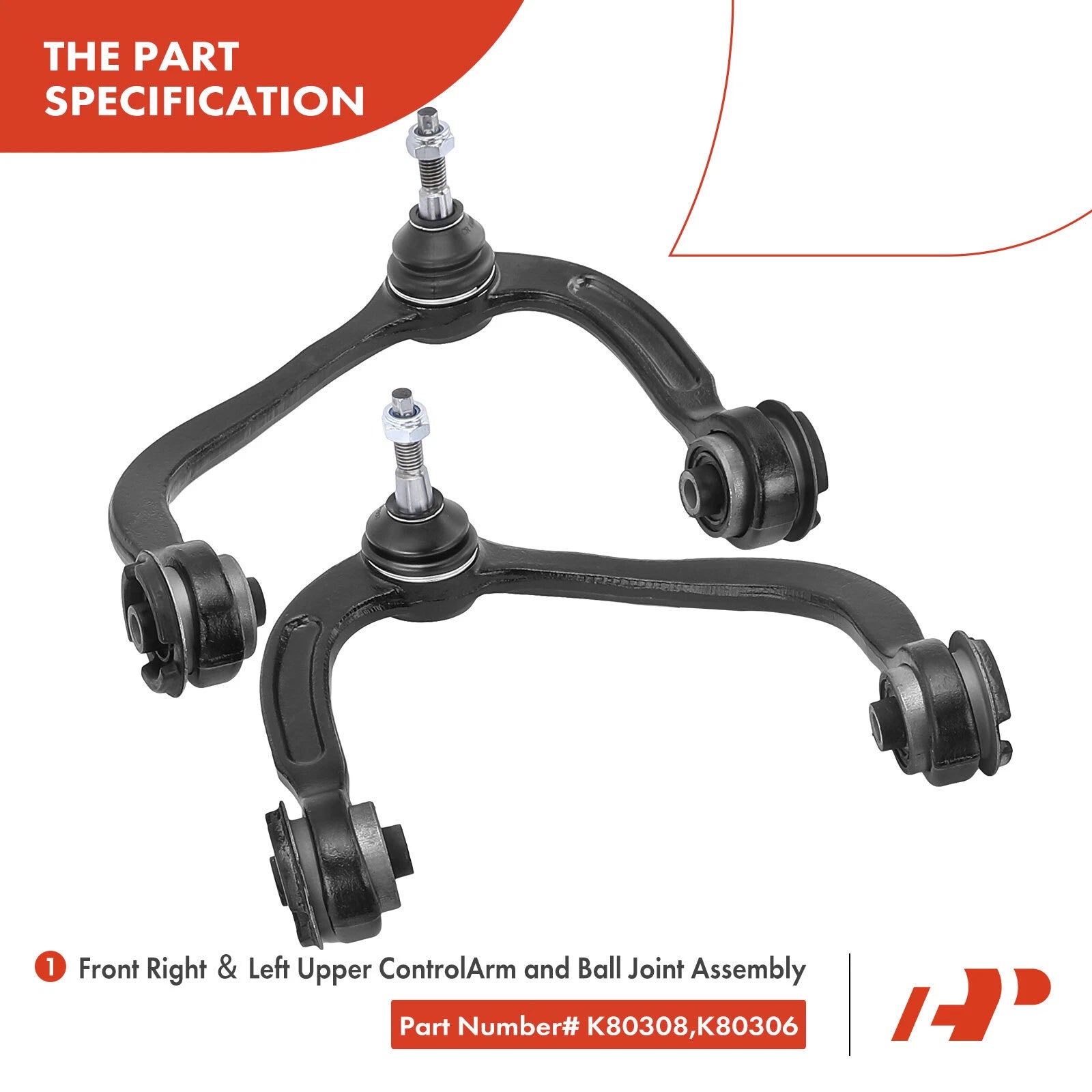 Set of 14 Front Control Arm Ball Joints for Ford Expedition (1997–2023)
