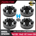 2" 6x135 Hubcentric Wheel Spacers for 2006-2014 Lincoln Mark LT