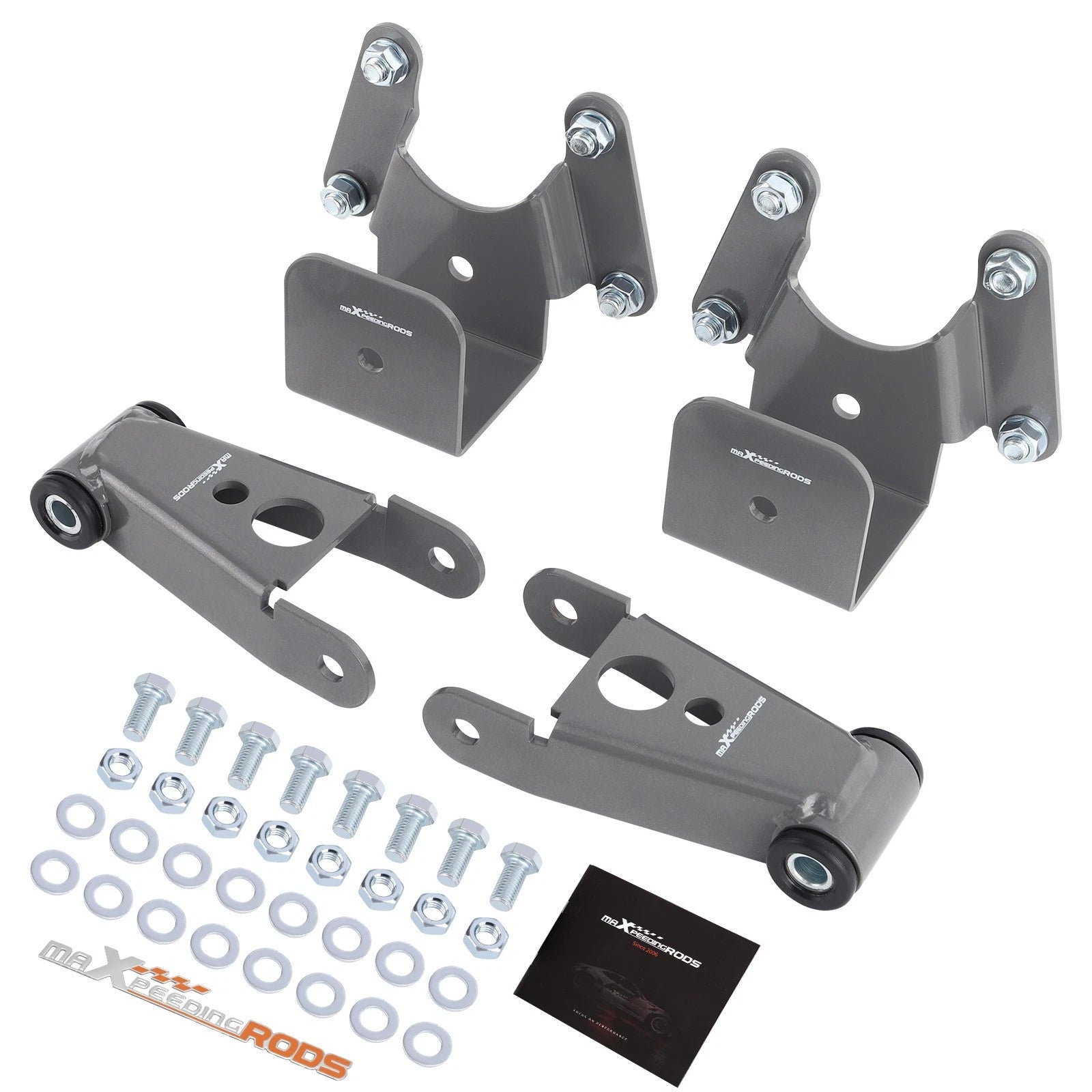 4" Rear Drop Lowering Kit Shackle Hanger for Dodge Ram Charger D100 D150 (1972–1993)