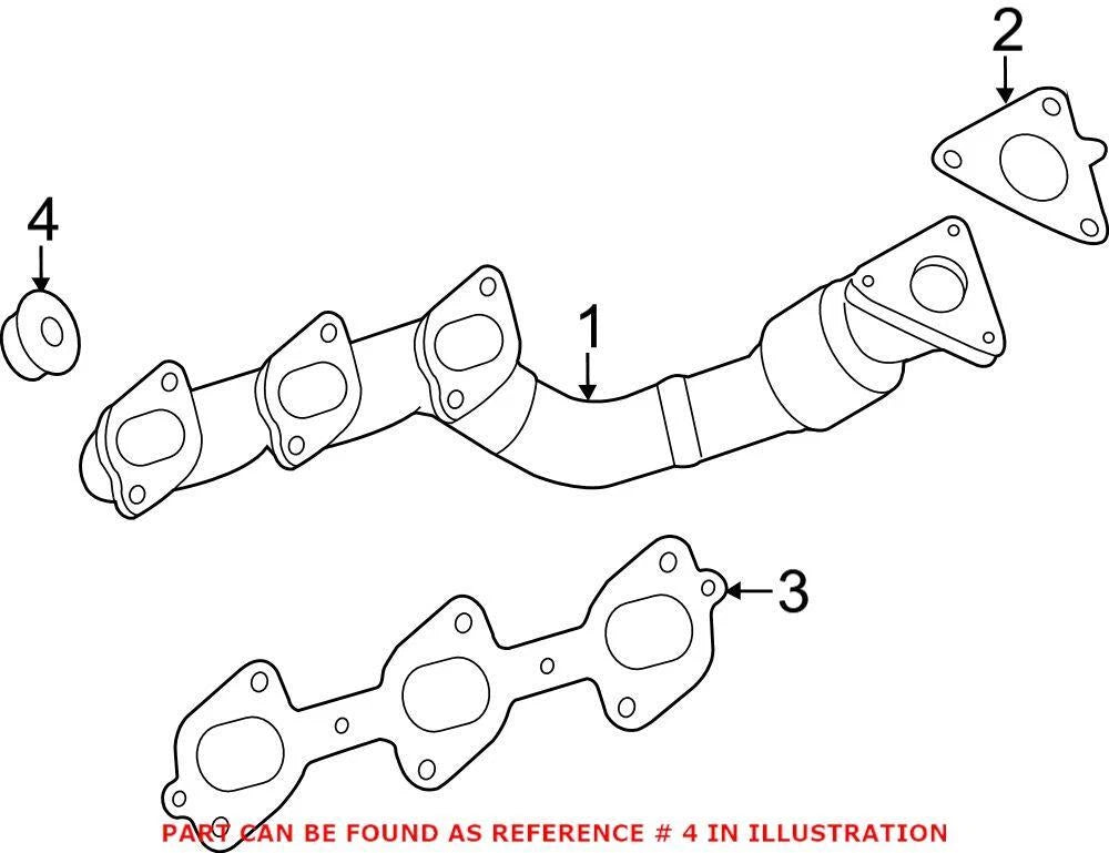 Exhaust Manifold Nut 1201420072 for Mercedes-Benz